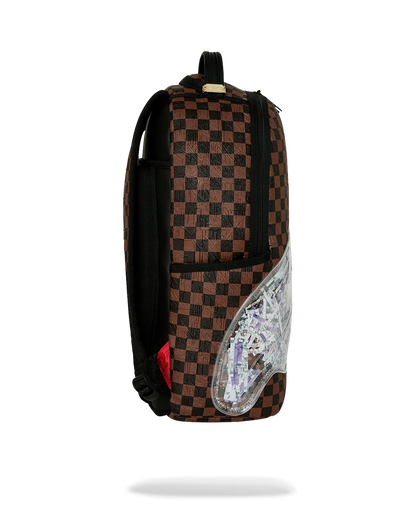 Sprayground Shred Shark Backpack - Brown