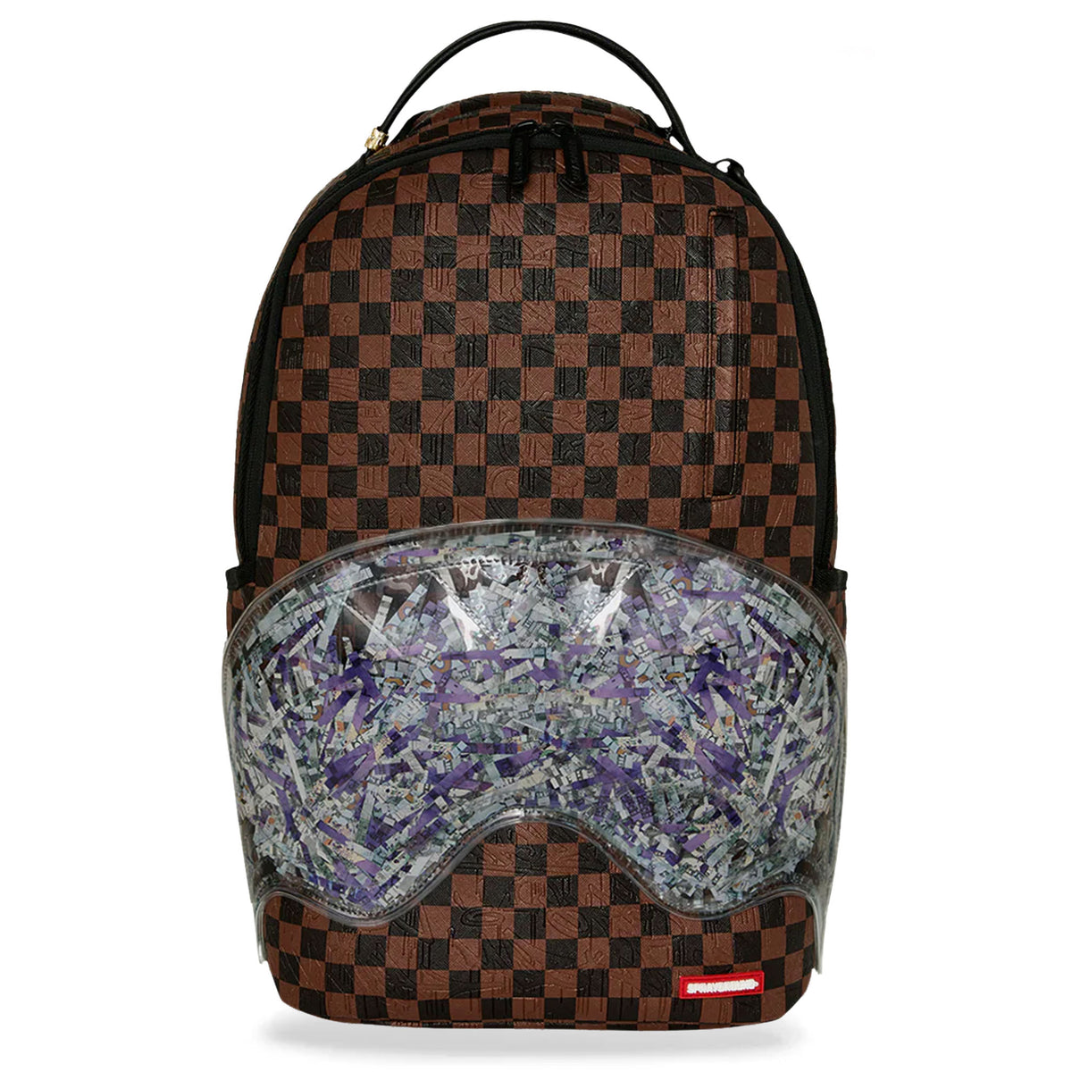 Sprayground Shred Shark Backpack - Brown Brown