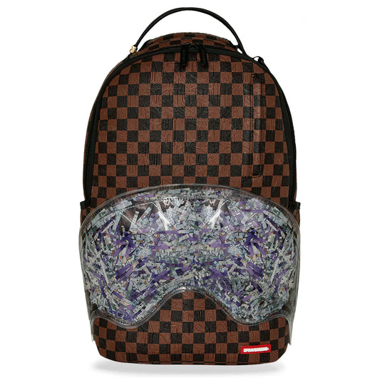 Sprayground Shred Shark Backpack - Brown Brown