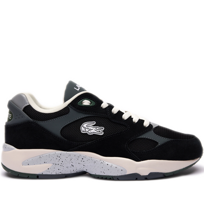 Men's Lacoste Storm 96 Vintage Cashmere Sneakers - Black/Grey