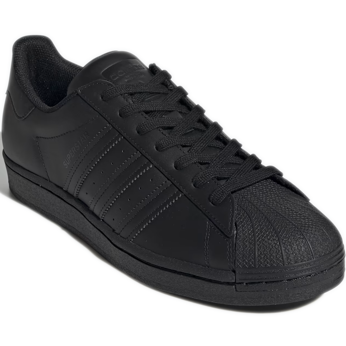 Men's Adidas Superstar Shoes - All Black