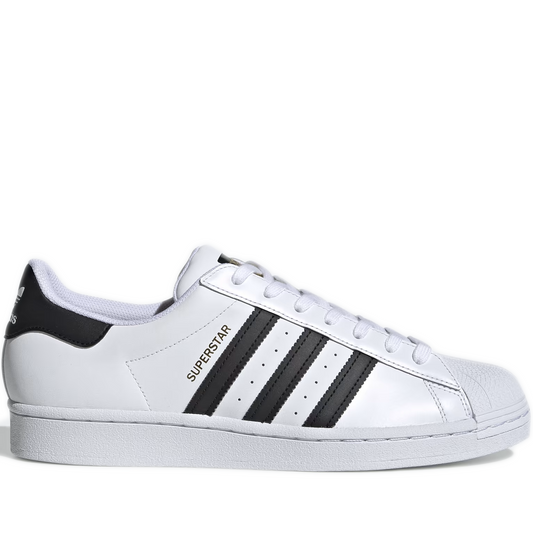 Men's Adidas Superstar Shoes - White/ Black