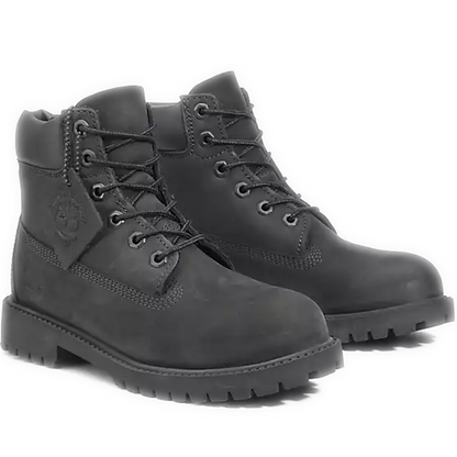 Grade School Timberland Premium 6-Inch Waterproof Boot - Black