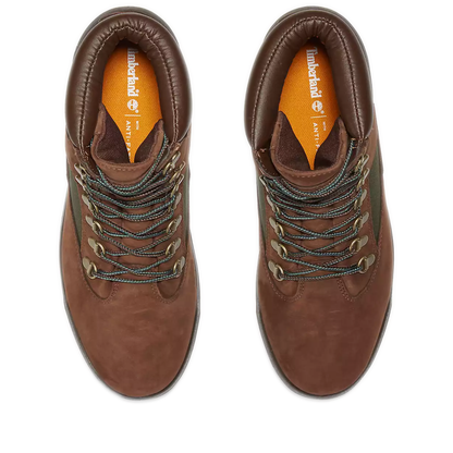 Men's Timberland 6-Inch Waterproof Field Boot - Dark Brown Nubuck