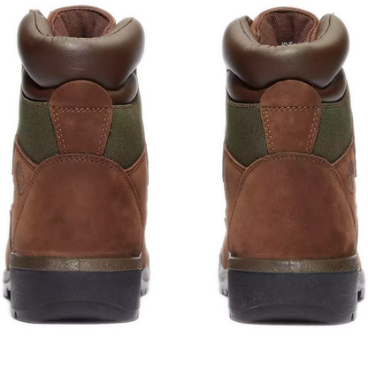 Men's Timberland 6-Inch Waterproof Field Boot - Dark Brown Nubuck