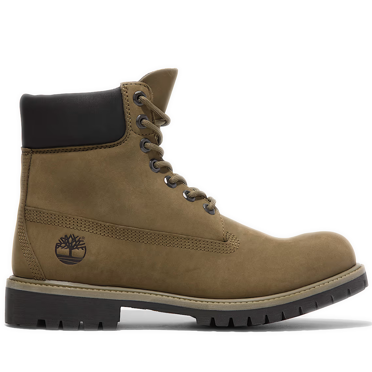 Men's Timberland Premium 6-Inch Waterproof Boot - Olive Nubuck