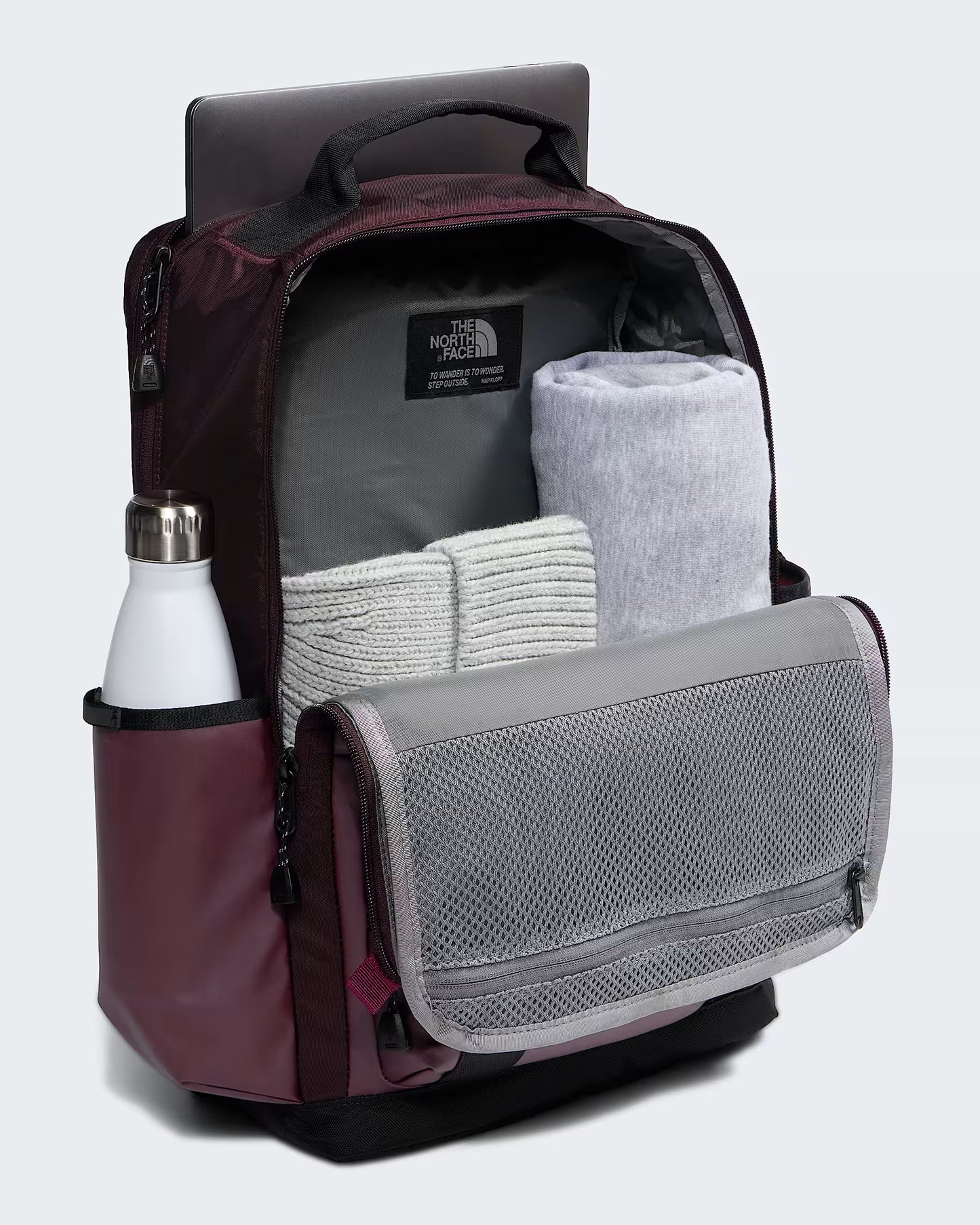 The North Face Base Camp Daypack - Deep Burgundy/TNF Black