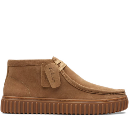 Men's Clarks Torhill Hi - Dark Sand Suede Dark Sand Suede