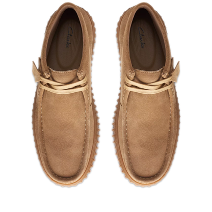 Men's Clarks Torhill Hi - Dark Sand Suede