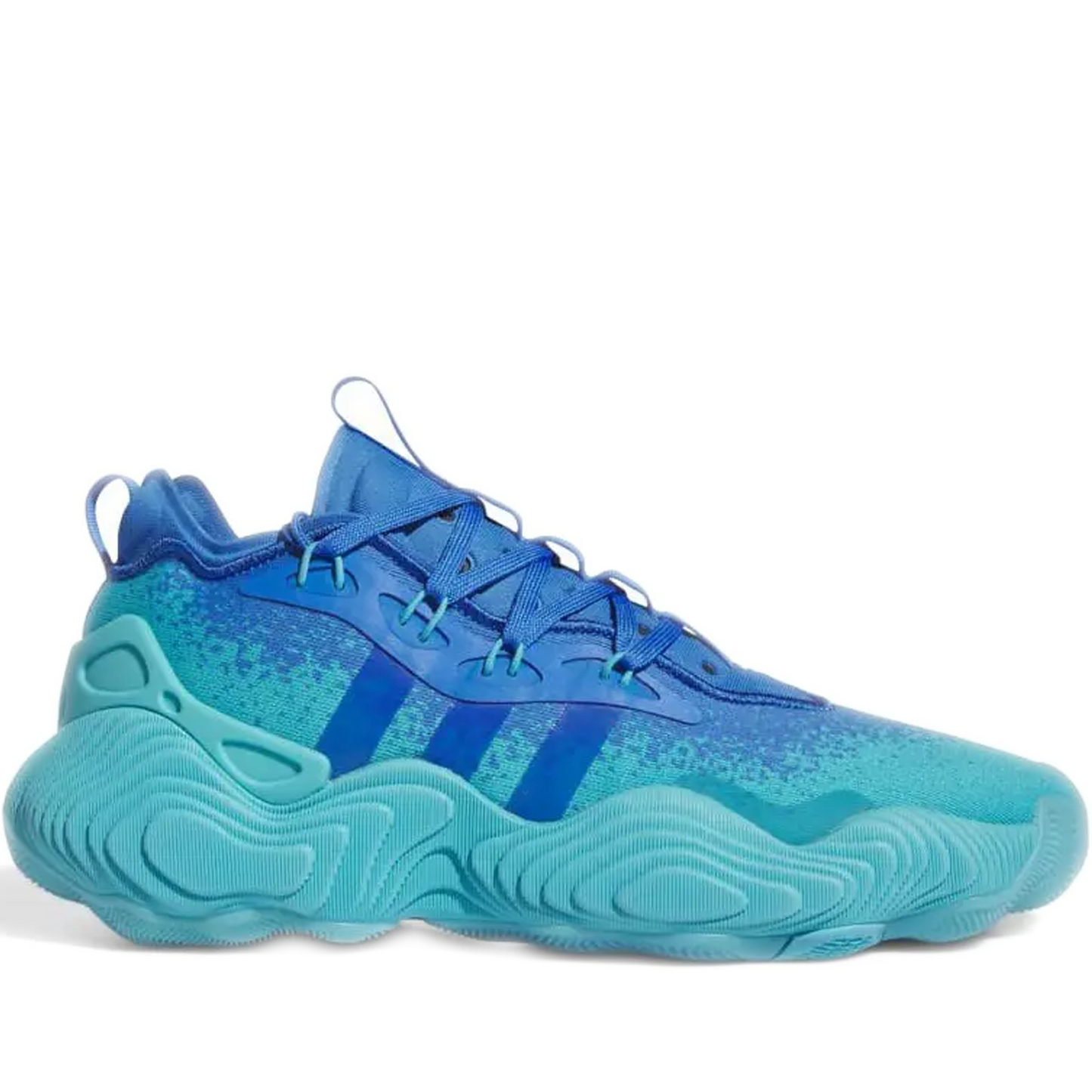 Grade School Adidas Trae Young 3 Basketball Shoes - Bright Blue