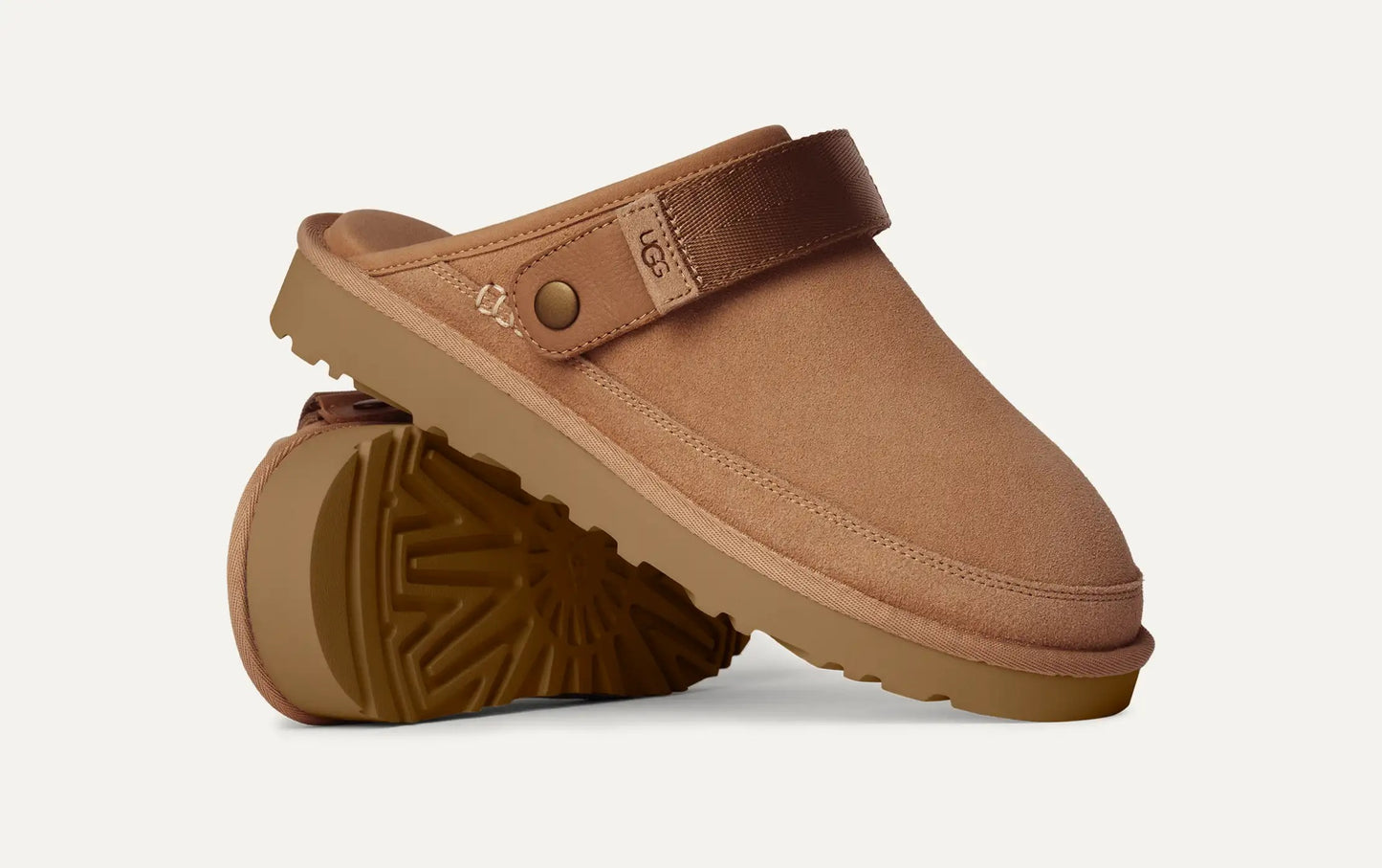 Men's Ugg Goldencoast Clog II - Chestnut