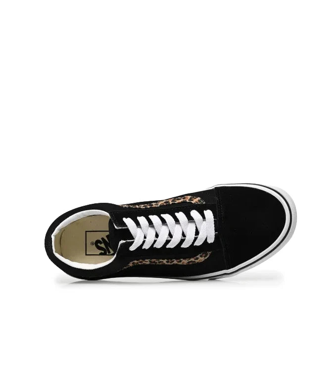Vans Old Skool GS -  Black / Leopard