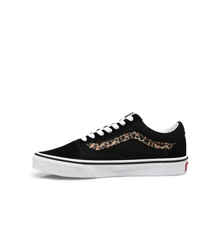 Vans Old Skool GS -  Black / Leopard