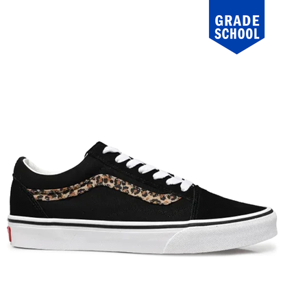 Vans Old Skool GS -  Black / Leopard