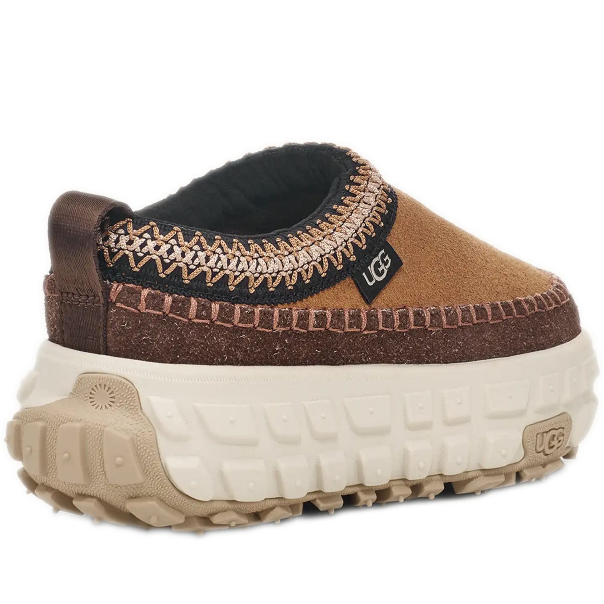 Men's Ugg Venture Daze Clog -Chestnut / Ceramic Heel Side