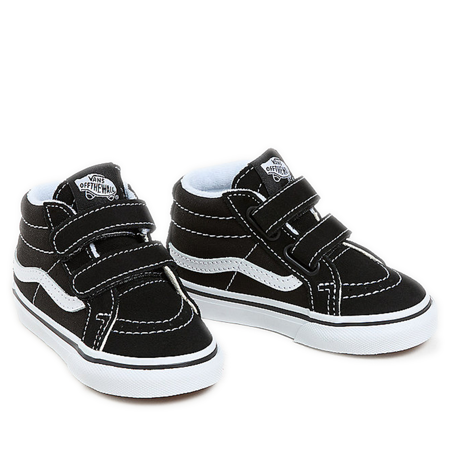 Infants SK8- Mid Reissue V Shoe - Black/ White