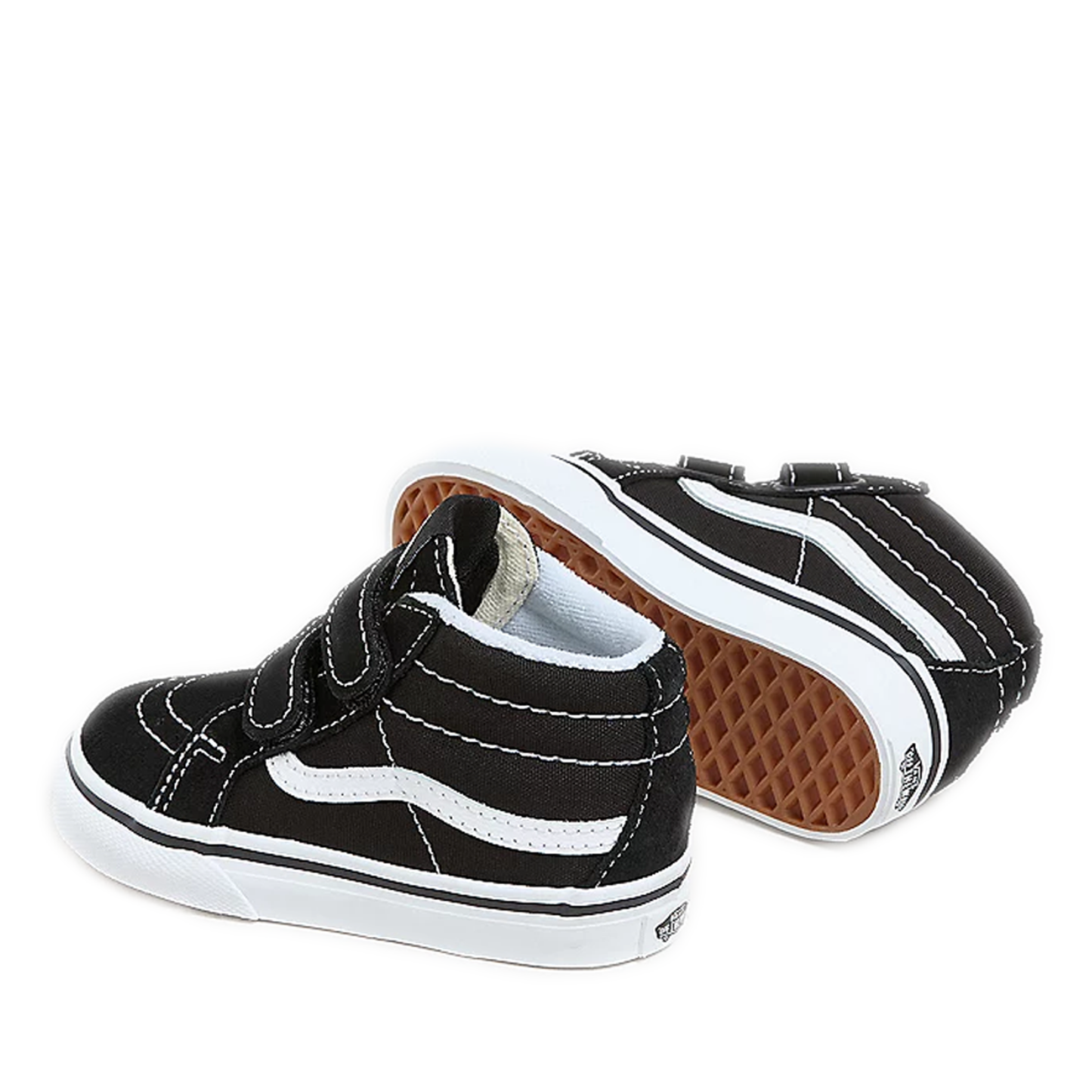 Infants SK8- Mid Reissue V Shoe - Black/ White