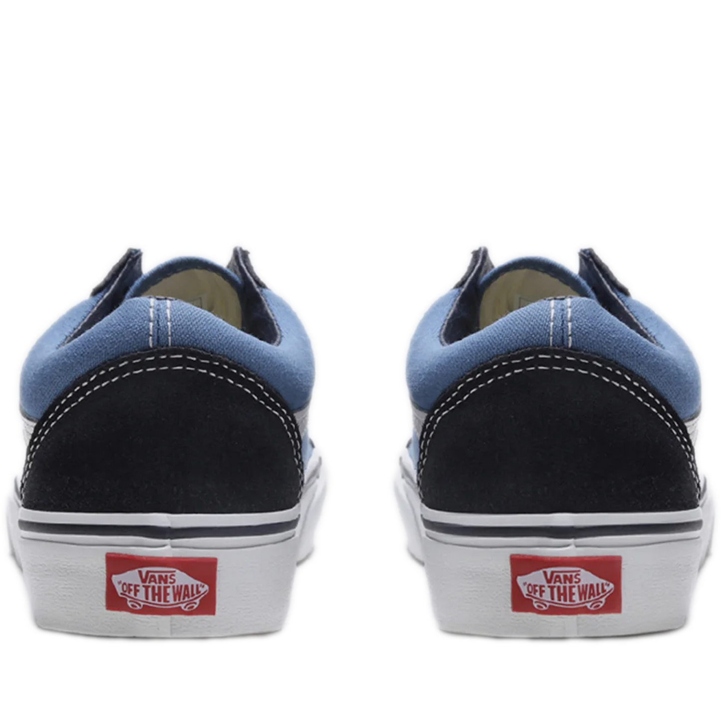 Grade School Vans Old Skool Canvas Shoes - Navy/ Blue