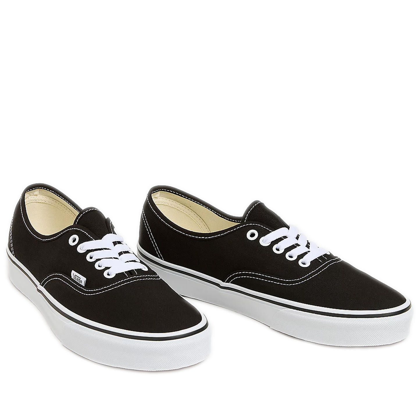 Grade School Vans Authentic Shoes - Black