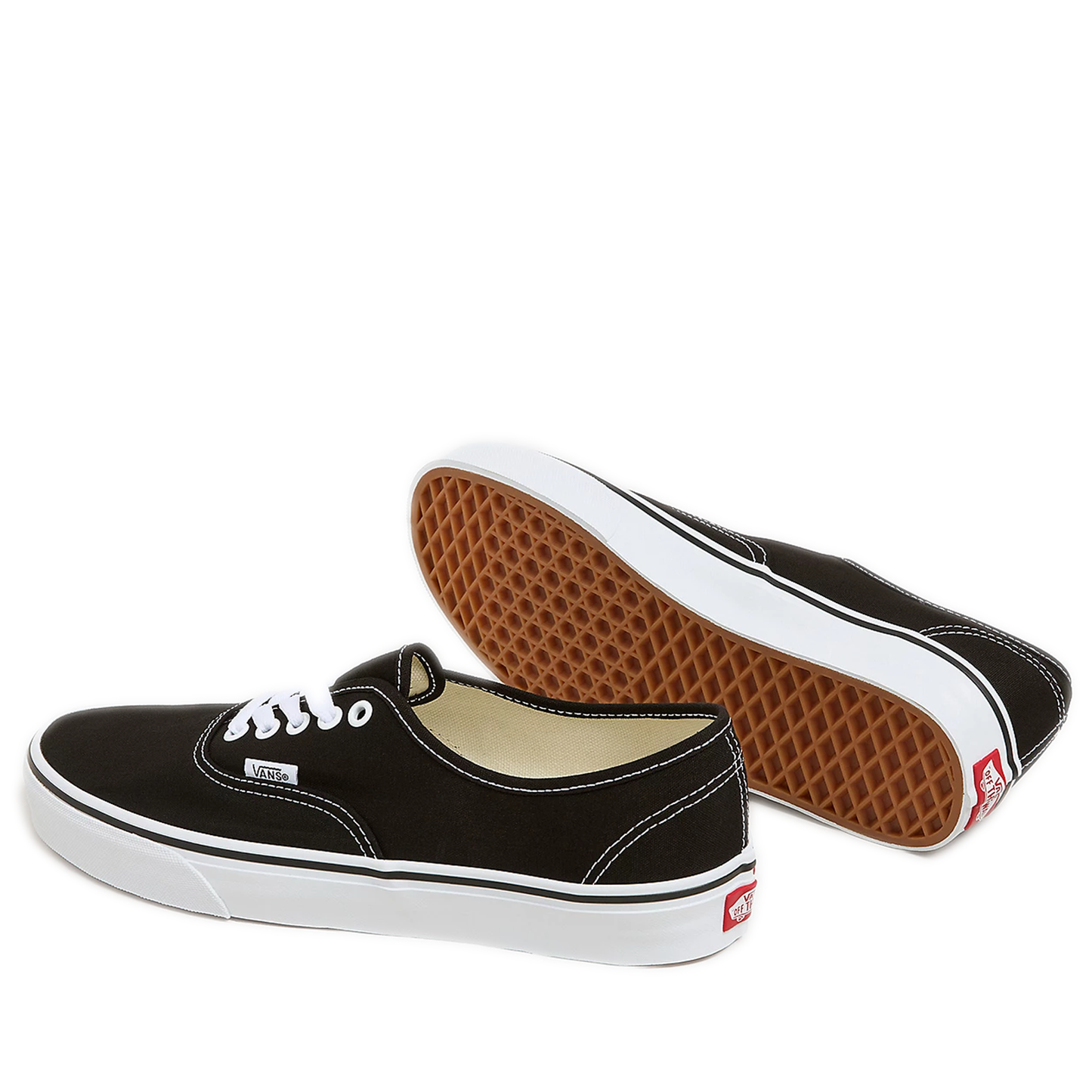 Grade School Vans Authentic Shoes - Black