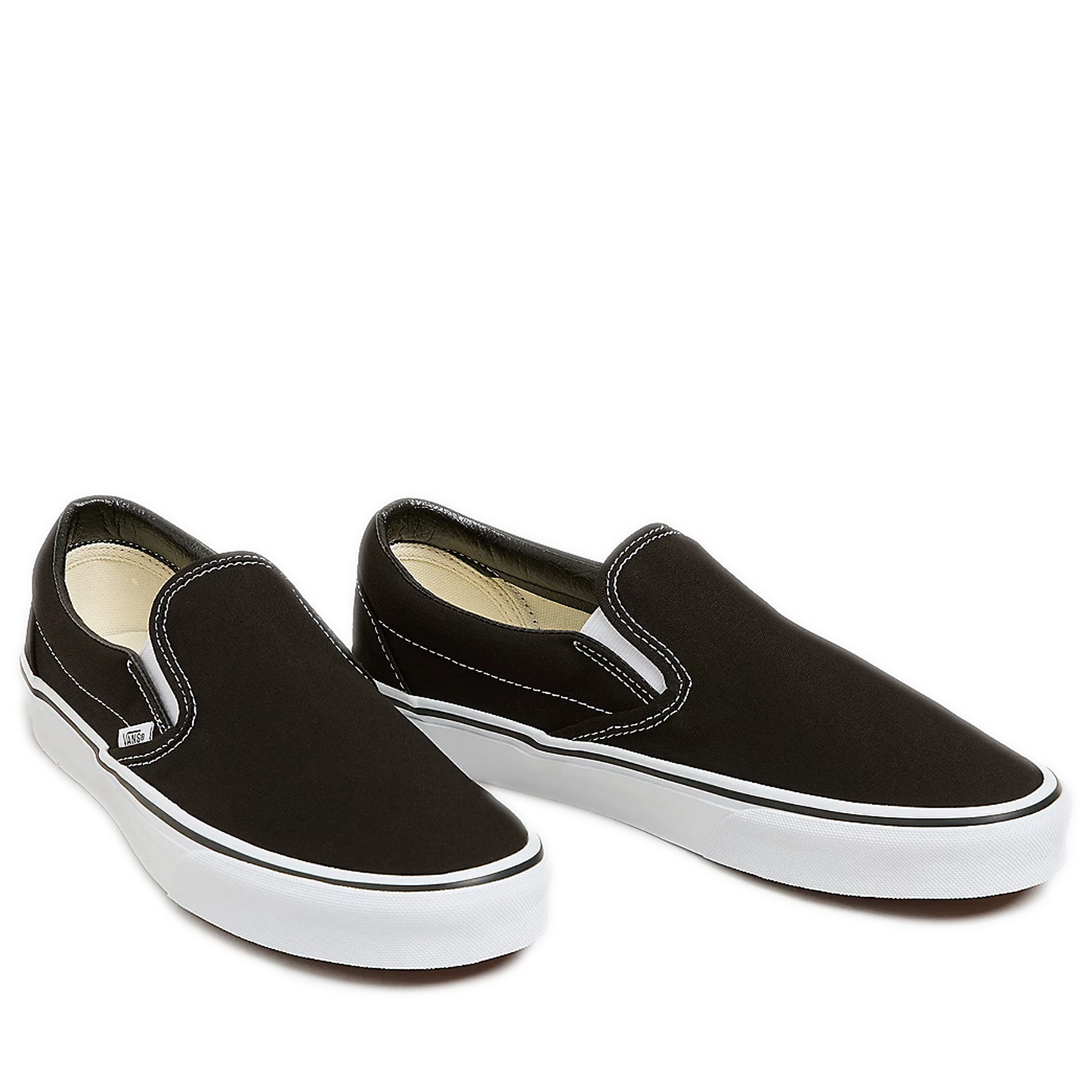 Grade School Vans Classic Slip-On Shoes - Black