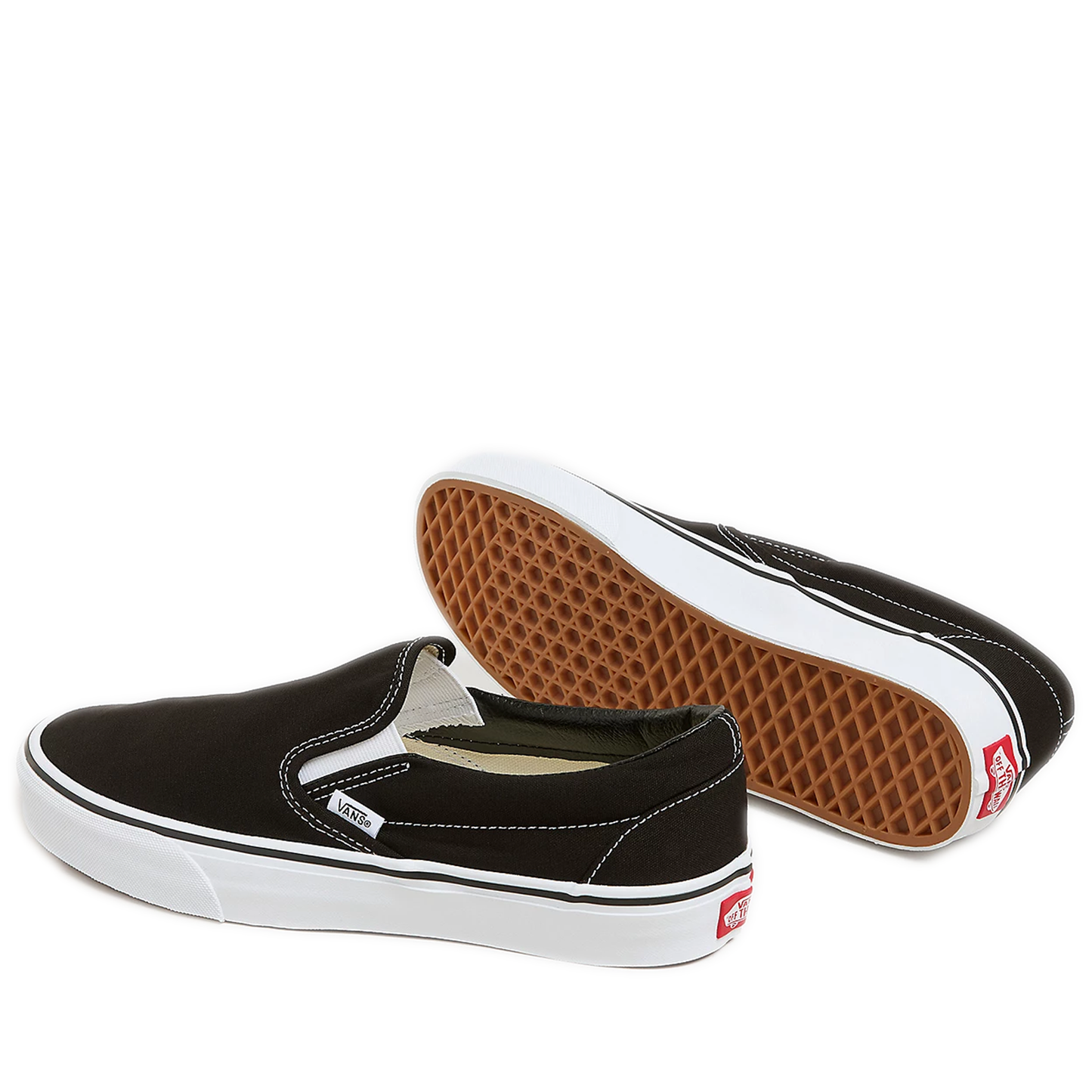 Grade School Vans Classic Slip-On Shoes - Black