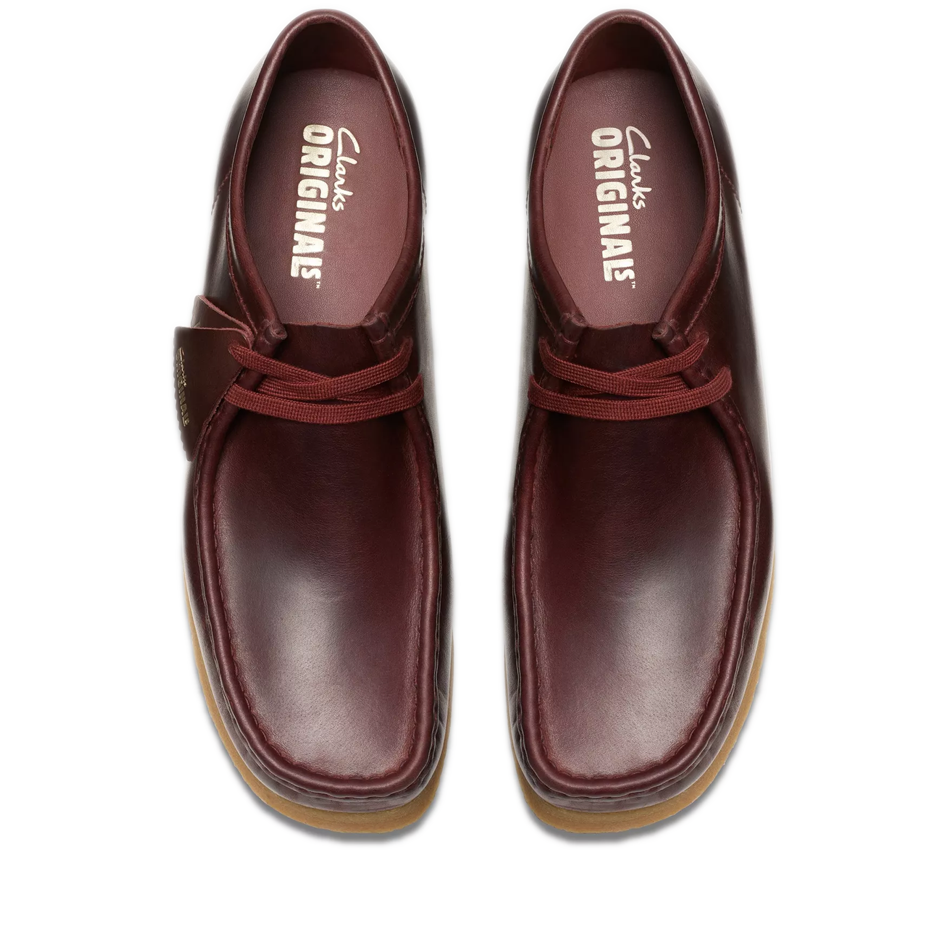Men's Clarks Wallabee - Deep Red Leather | Cool J's Miami online Men's Clarks Wallabee - Deep Red Leather | Cool J's Miami online
