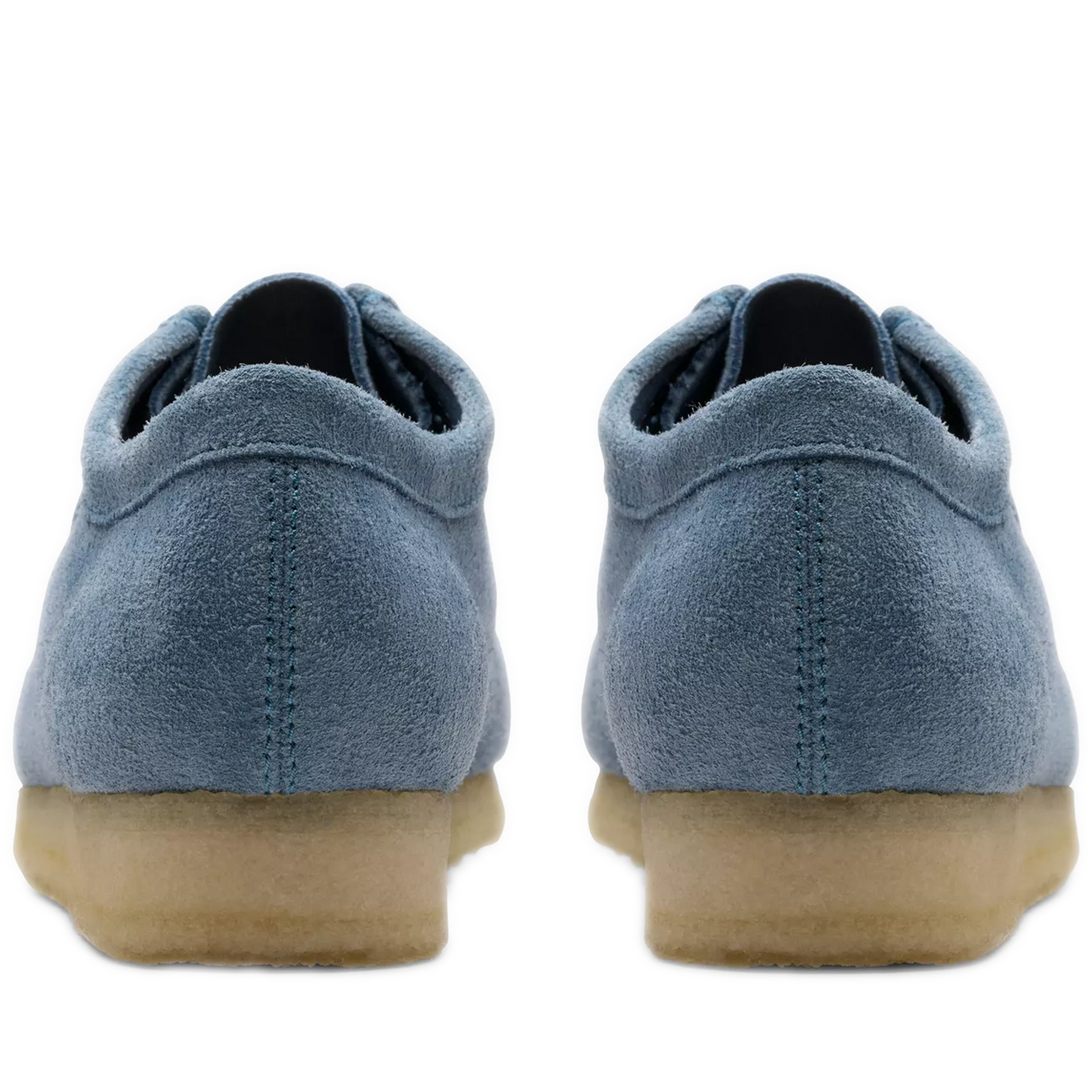 Men's Clarks Wallabee Low - French Blue Suede