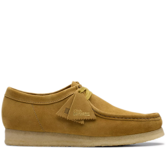 Men's Clarks Wallabee - Oakmoss Suede