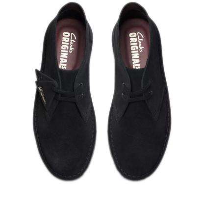 Women's Clarks Desert Boot - Black Suede