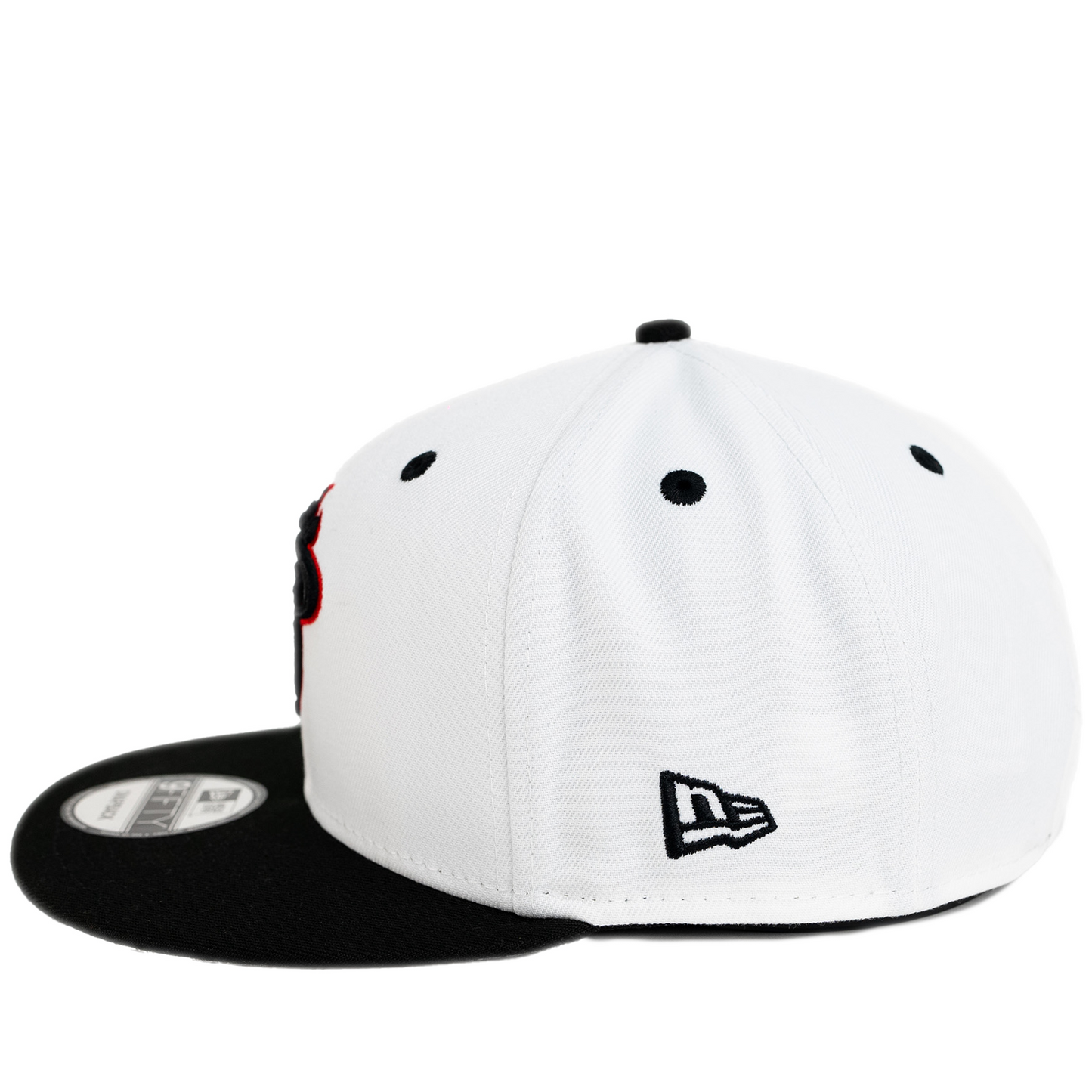 New Era Miami Heat 9FIFTY Adjustable Hat - White/ Black