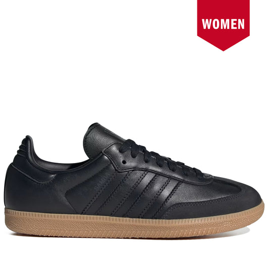 Women's Adidas Samba OG  - Core Black/Core Black/Carbon