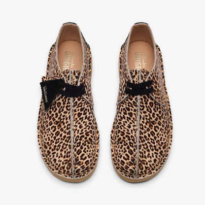 Women's Clarks Desert Trek - Leopard Print