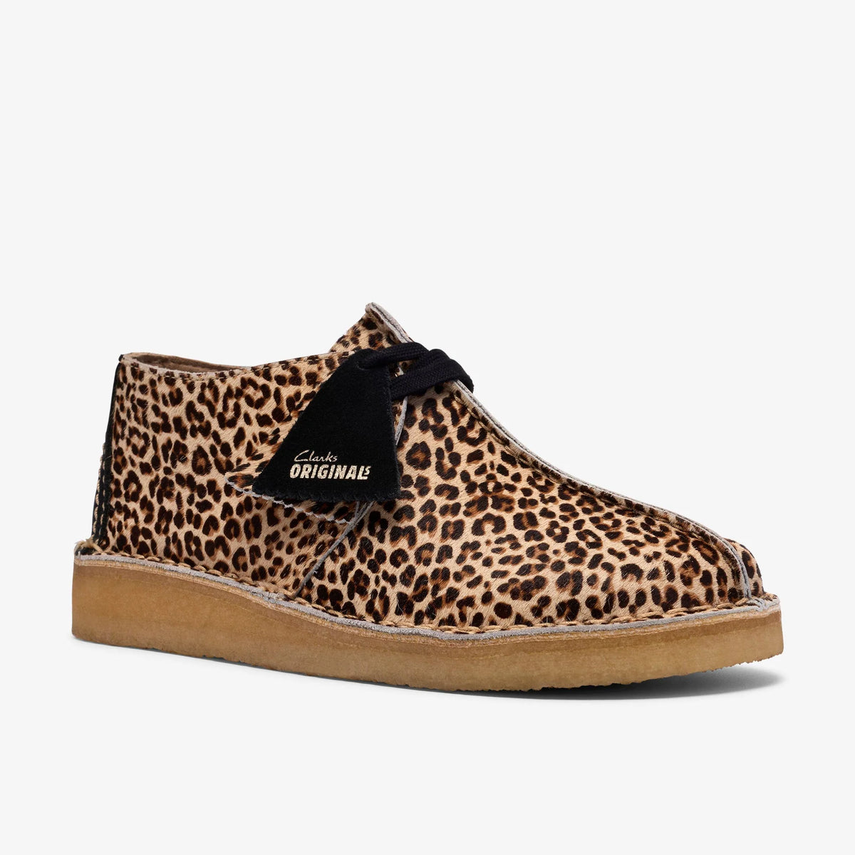 Women's Clarks Desert Trek - Leopard Print