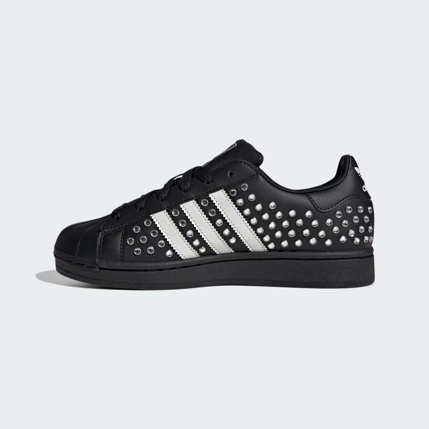 Women's Adidas Superstar II - Core Black / Zero Metallic