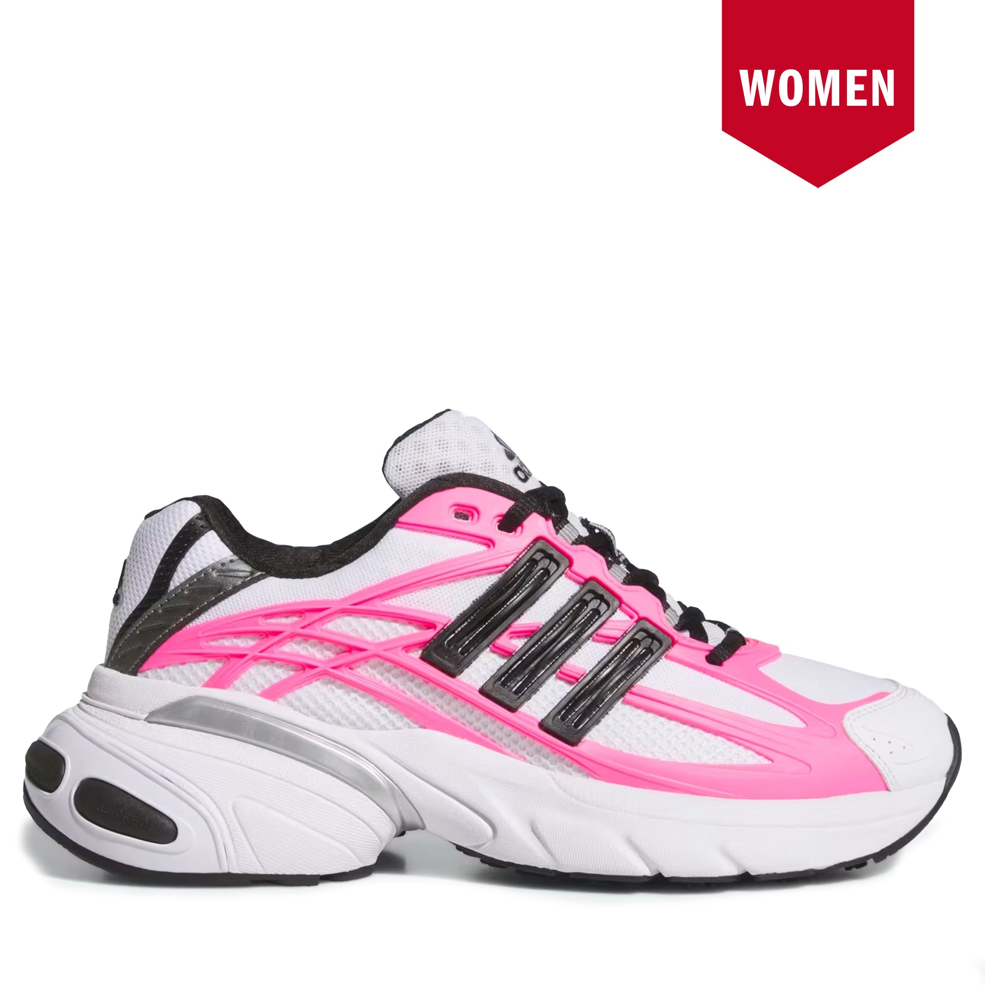Women's Adidas Adistar Cushion XLG 2.0 - Lucid Pink / Core Black / Silver Metallic Lucid Pink Core Black Silver Metallic