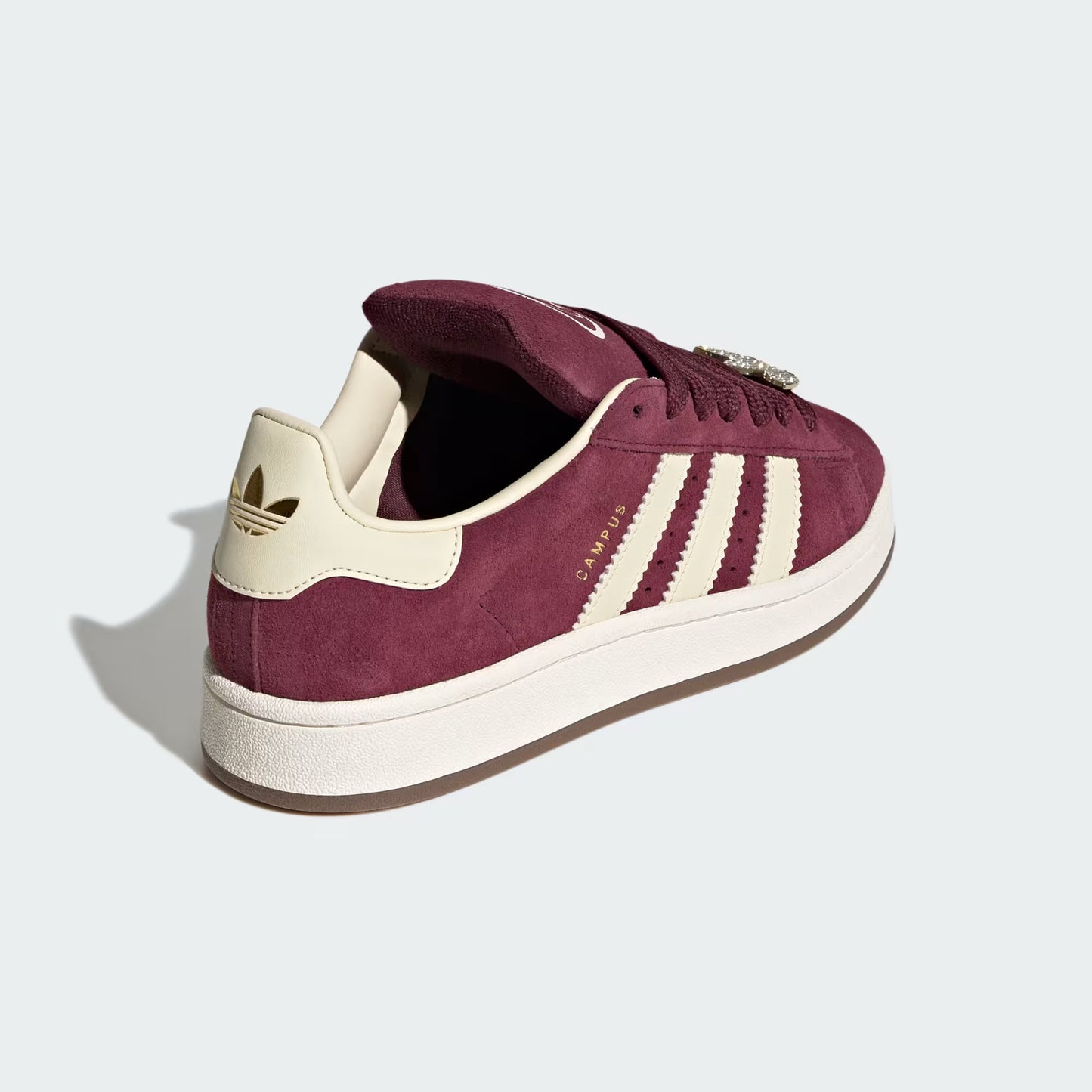 Women's Adidas Campus 00s - Maroon / Warm Vanilla / Gold Metallic