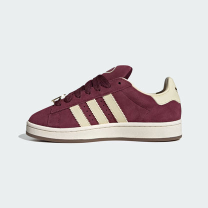 Women's Adidas Campus 00s - Maroon / Warm Vanilla / Gold Metallic