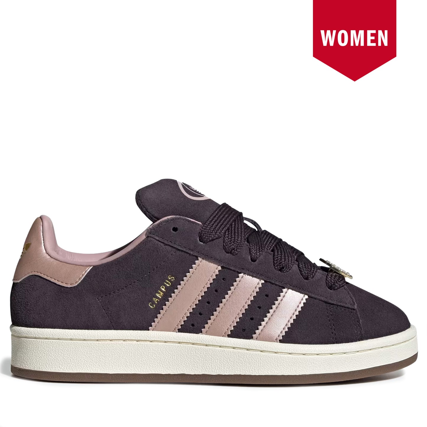 Women's Adidas Campus 00s - Aurora Black / Grey / Gold Metallic Aurora Black Grey Gold Metallic
