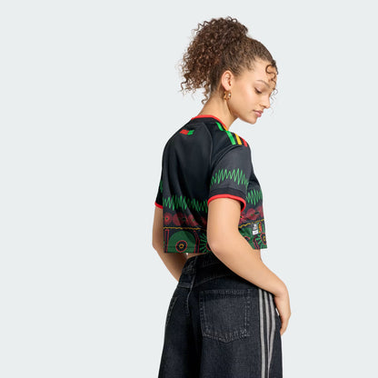 Women´s Adidas Jamaica 26 x Bob Marley Away Cropped Jersey
