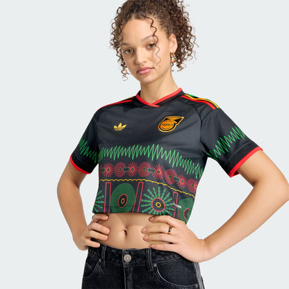 Women´s Adidas Jamaica 26 x Bob Marley Away Cropped Jersey