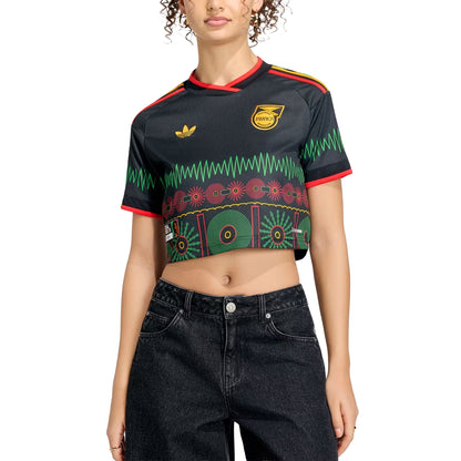 Women´s Adidas Jamaica 26 x Bob Marley Away Cropped Jersey
