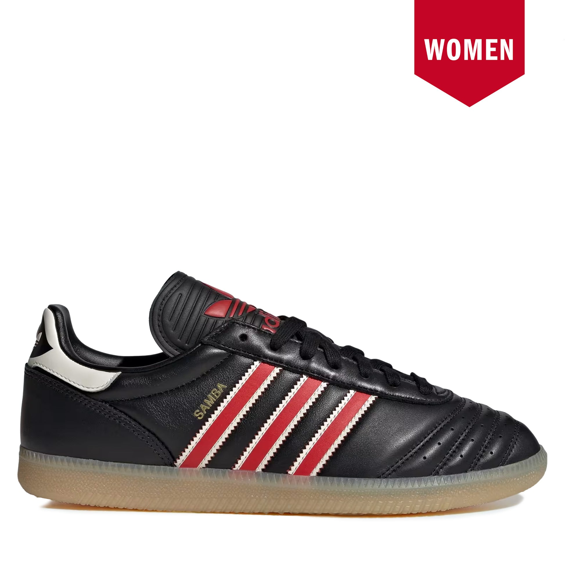 Womens Adidas Samba JP - Core Black/Red Cool J's Miami online Womens Adidas Samba JP - Core Black/Red Cool J's Miami online