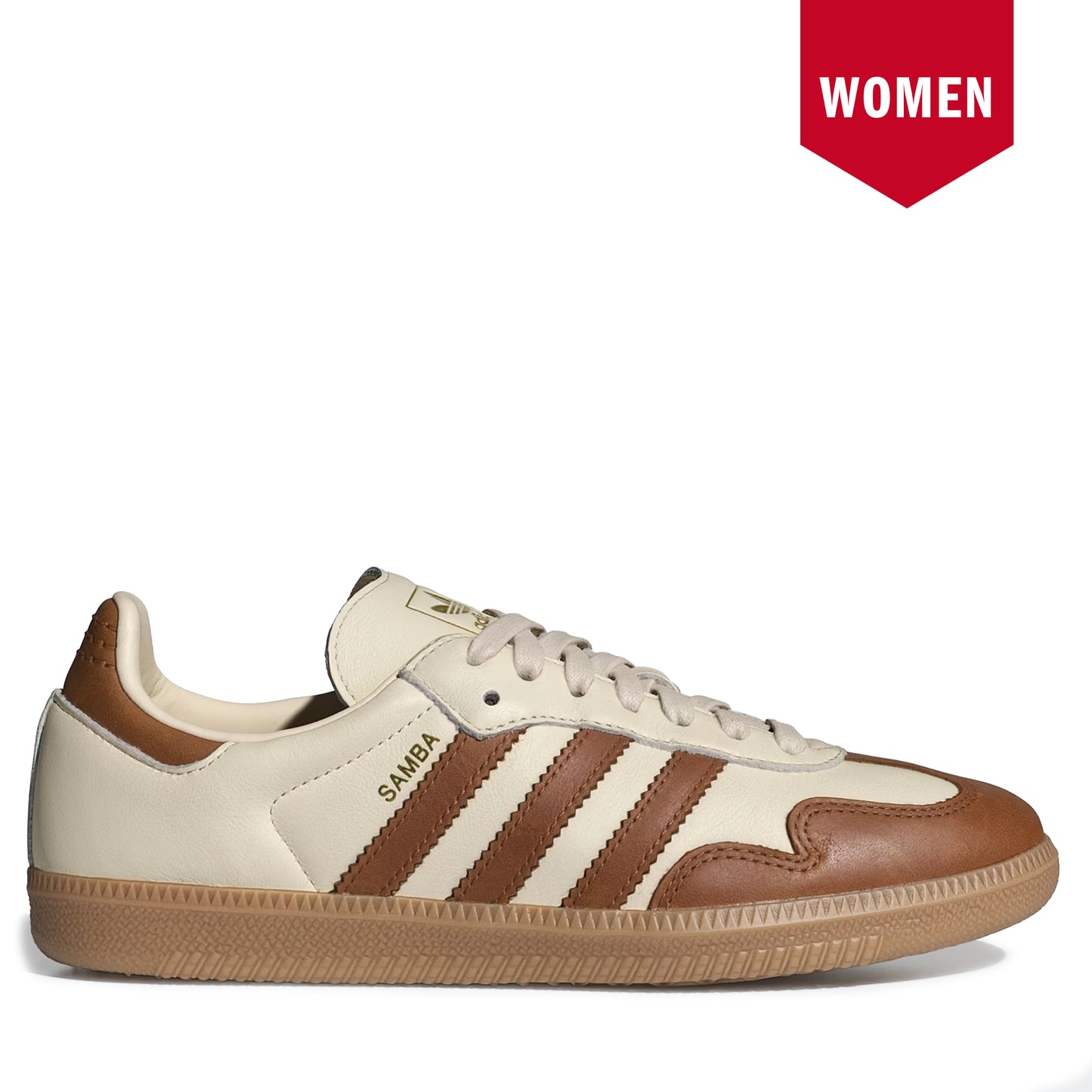 Women's Adidas Samba OG - Wonder White / Dusky Bronze / Gold Metallic Wonder White Dusky Bronze Gold Metallic