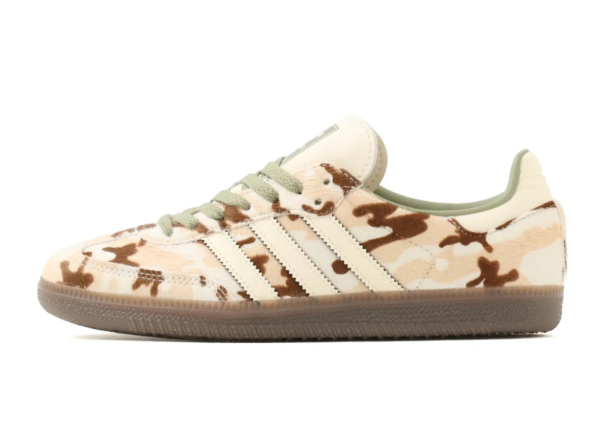 Women's Adidas Samba - Camo Cow Print
