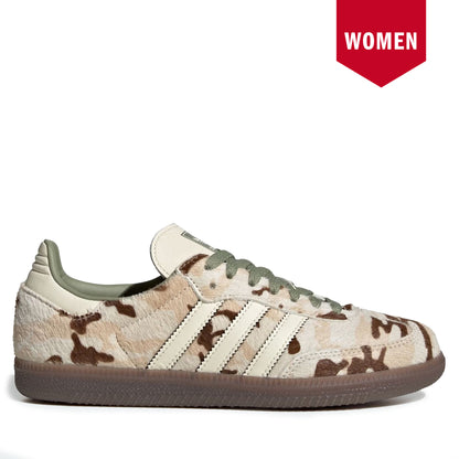 Women's Adidas Samba - Camo Cow Print Camo Cow Print