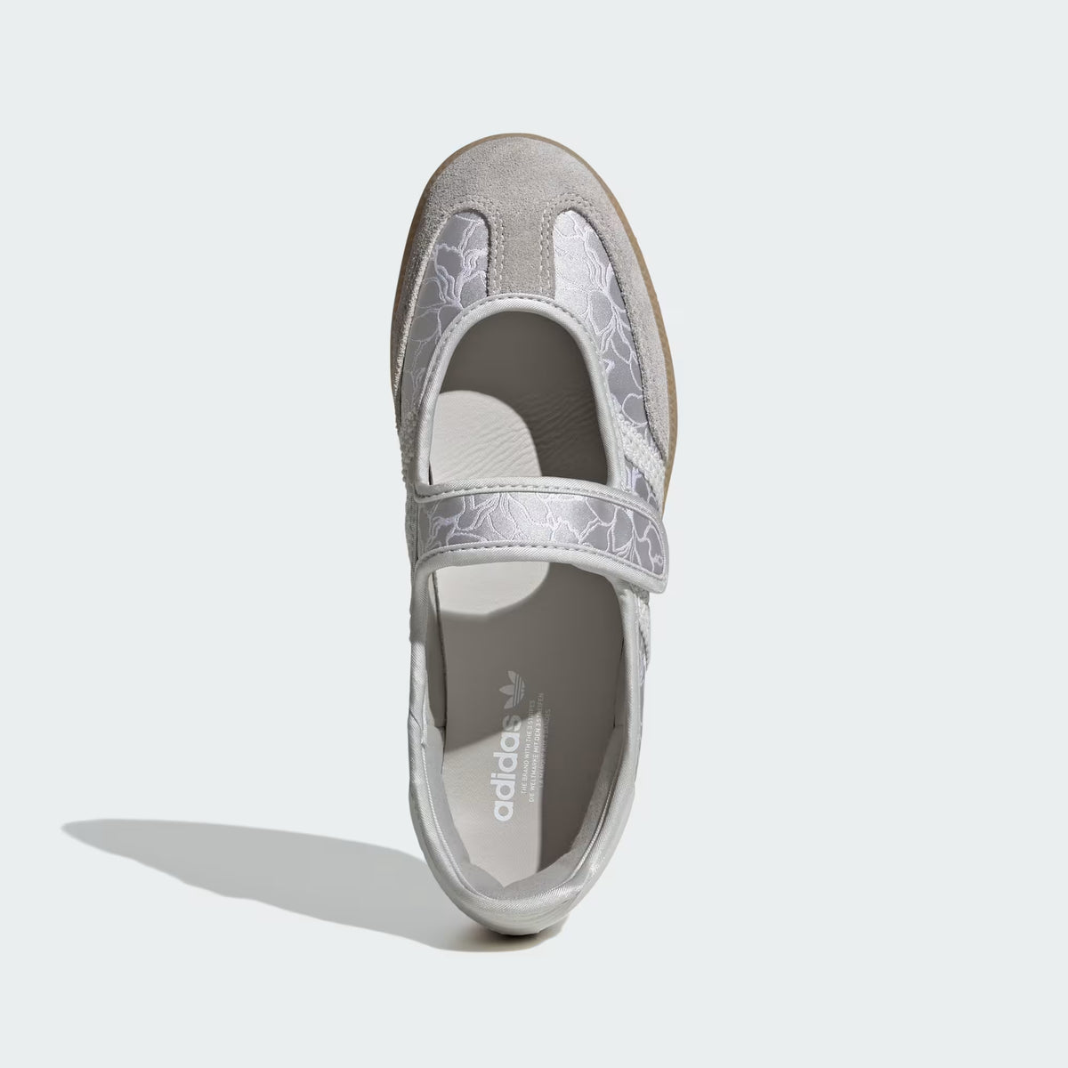 Women's Adidas Samba Jane - Silver Metallic / Grey One