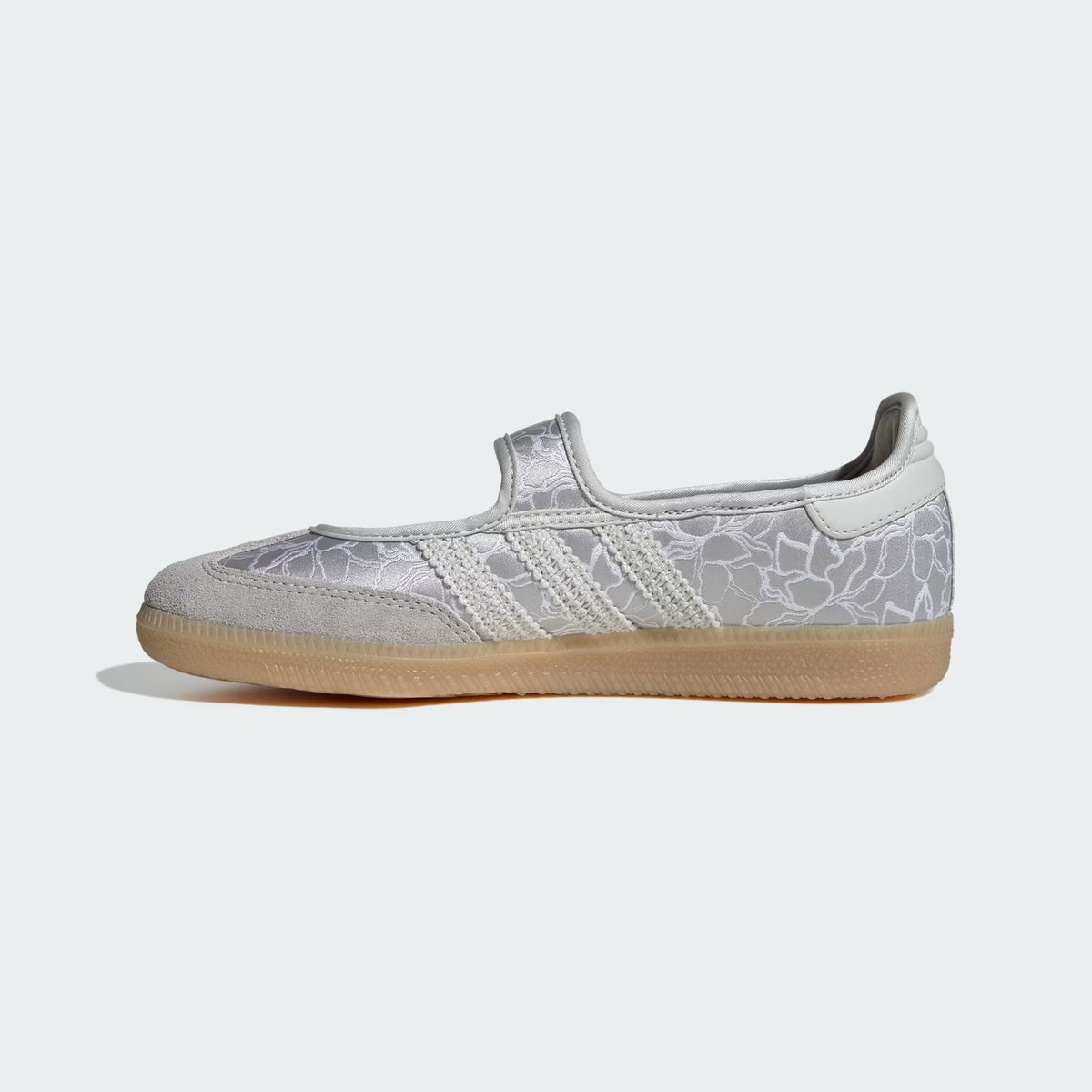 Women's Adidas Samba Jane - Silver Metallic / Grey One