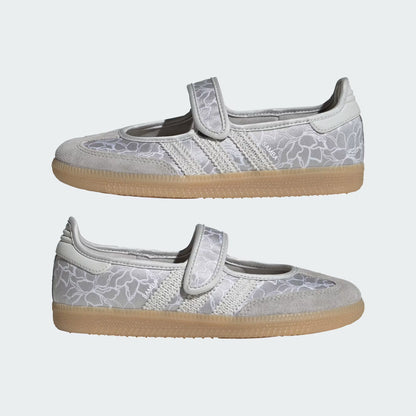 Women's Adidas Samba Jane - Silver Metallic / Grey One