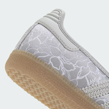 Women's Adidas Samba Jane - Silver Metallic / Grey One